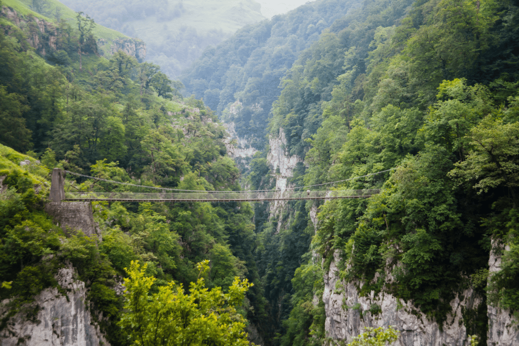 La passerelle d'Holzarte