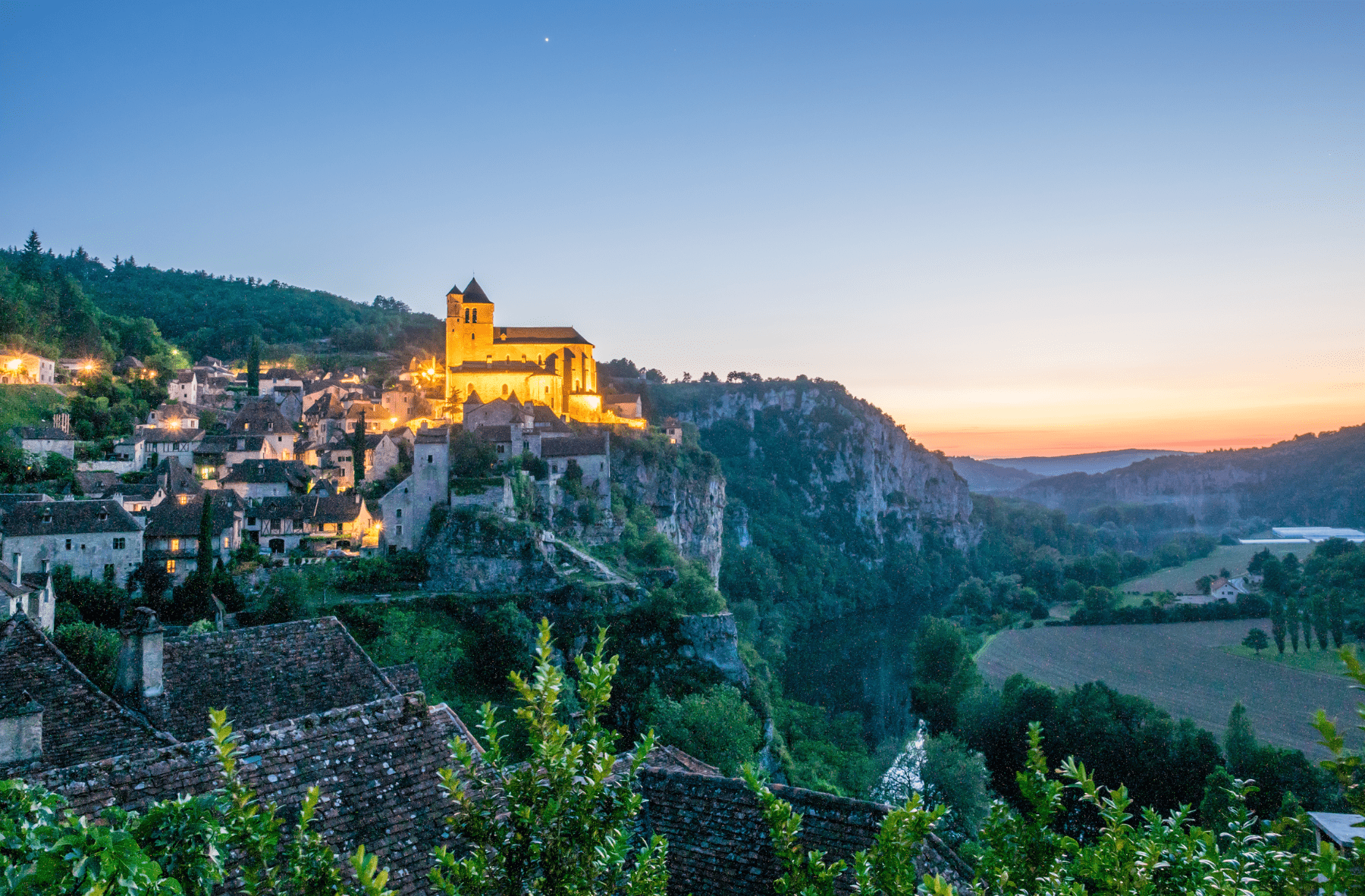 Saint Cirq Lapopie Village Occitanie