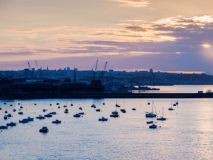 Coucher de soleil à la Brest
