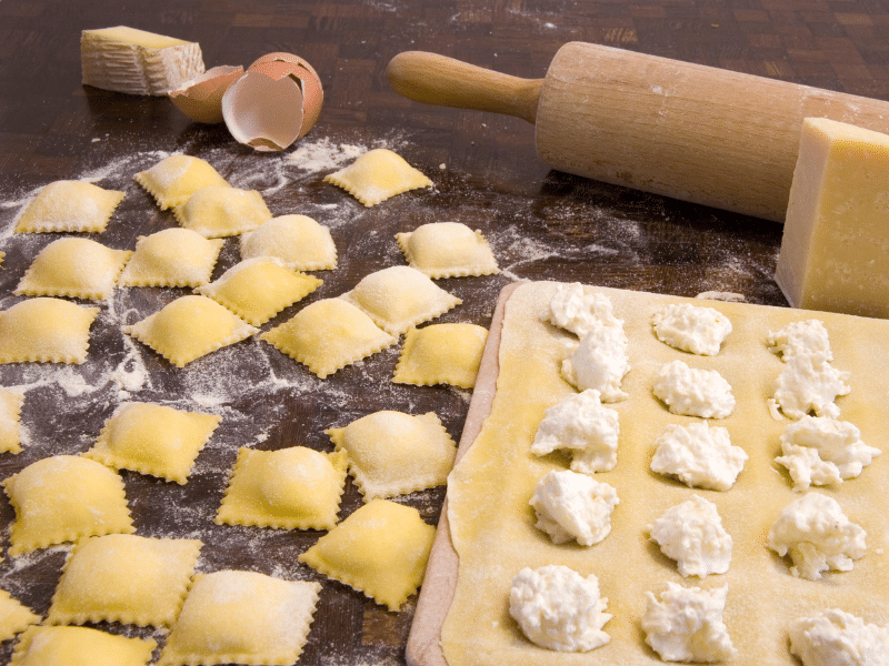 Cours de cuisine raviolis pates tiramisu