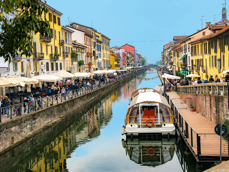Navigli canal milan