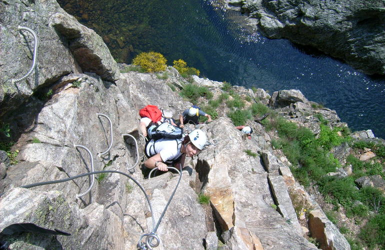 via ferrata pont du diable ardeche