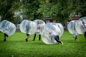 bubble foot en famille