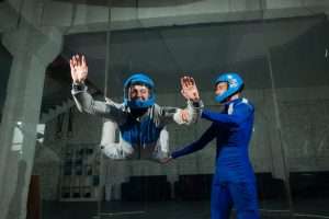 simulateur de chute libre expérience