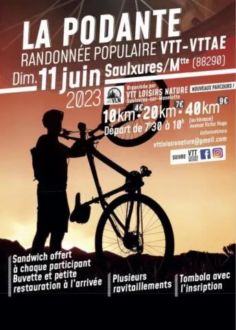 Image qui illustre: 'la Podante'  Randonnée Vtt -  Vttae