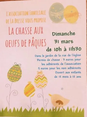 Image qui illustre: Chasse Aux Oeufs De Paques